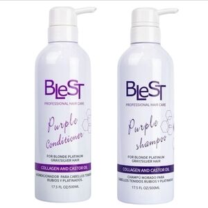 Blest Purple Shampoo and Conditioner Set
